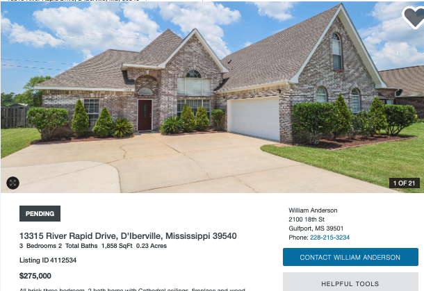 median priced home diberville